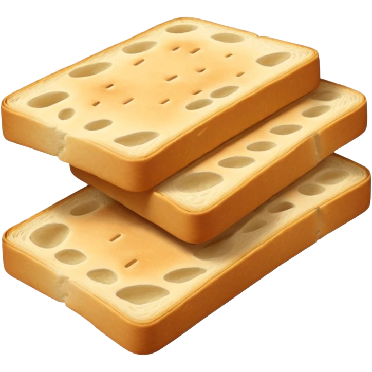 Sliced bread crackers emoji
