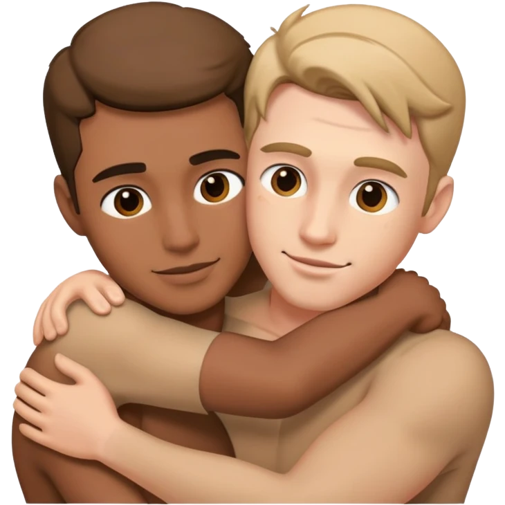 two men kissing emoji