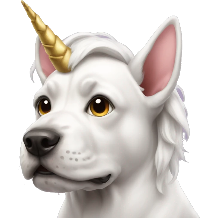 Unicorn dog emoji
