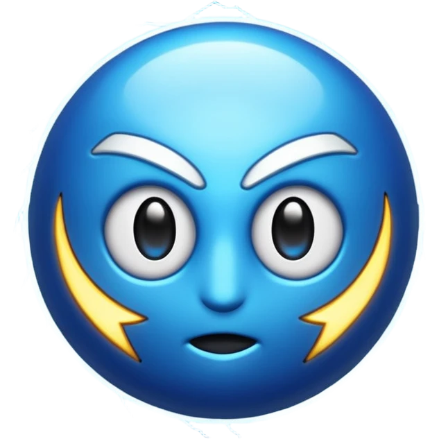 genera un razo azul como ese emoji