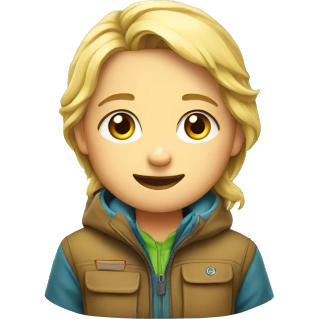 children's mountain clothes emoji