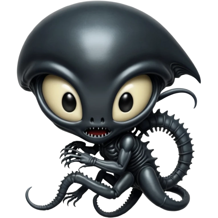 baby xenomorph from movie alien emoji