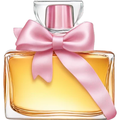 Miss Dior perfume in bow emoji