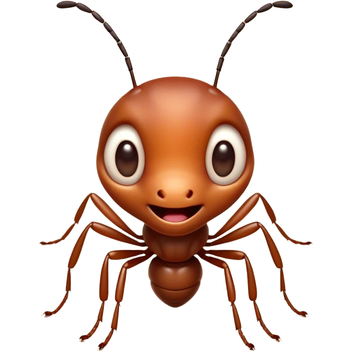 Cinematic Cheeky Ant Portrait Emoji, Head tilted dramatically with an exaggeratedly shocked expression, featuring a diminutive, agile body with wide, comically expressive eyes full of playful disbelief and subtly animated antennae, Simplified yet hilariously expressive features, highly detailed, glowing with a slightly sassy earthy glow, high shine, dramatic yet playful, stylized with an air of cheeky insect mischief, soft glowing outline, capturing the essence of a meme-worthy ant that looks ready to scurry its way into viral fame! emoji
