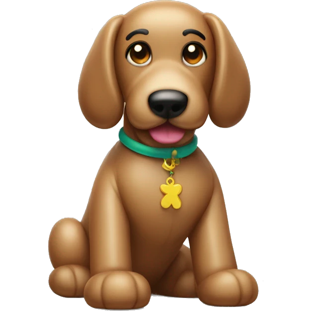 Balloon dog emoji