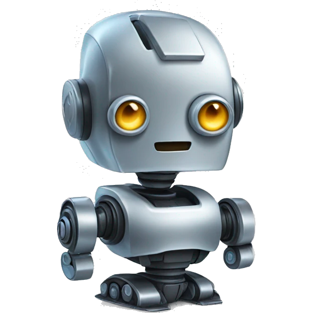 robot using flow emoji
