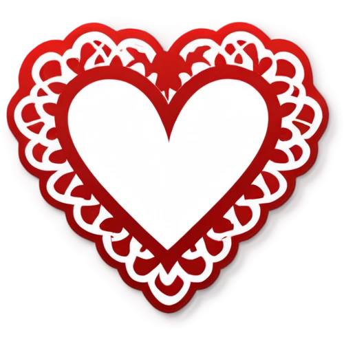 red laced heart emoji