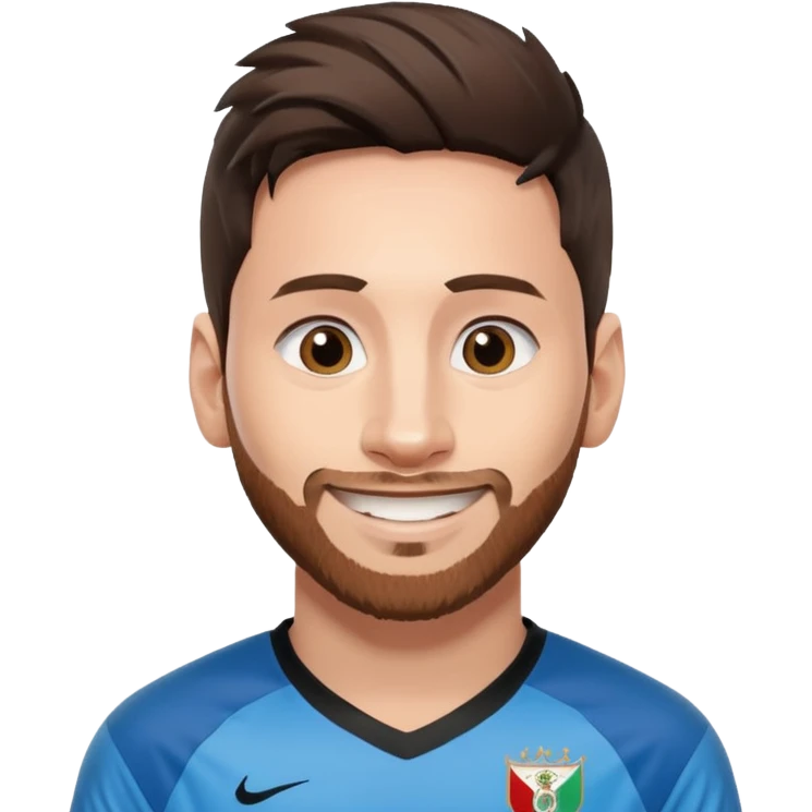 Messi with Afganistan trikot emoji