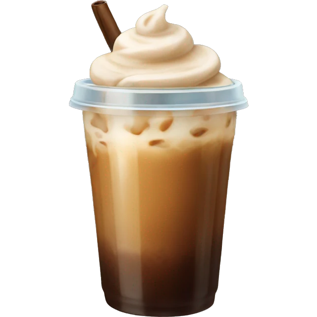 Iced coffee emoji