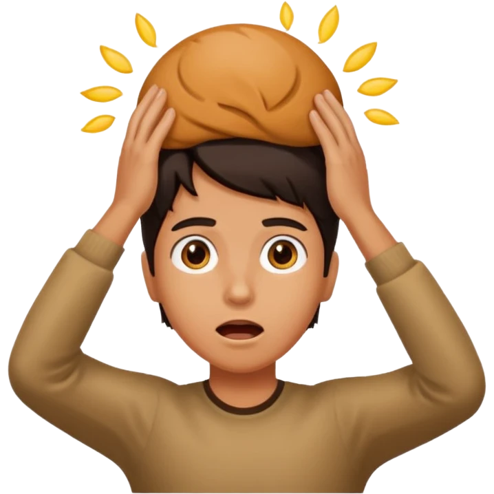 Going to fast for you (hand over the head  motion) emoji