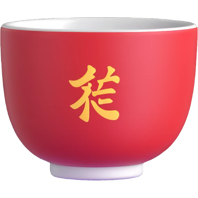 traditional Chinese tea cup with no handle, small porcelain cup emoji