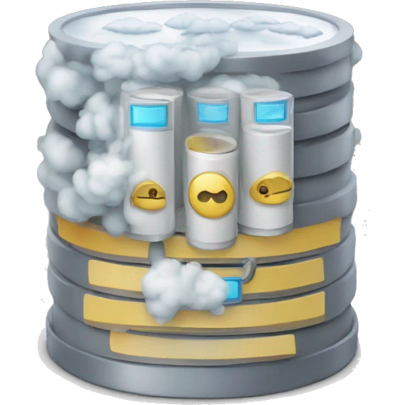 database on cloud emoji