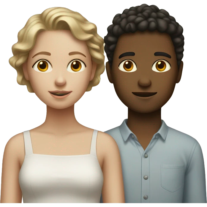 two white sisters and one brother  emoji