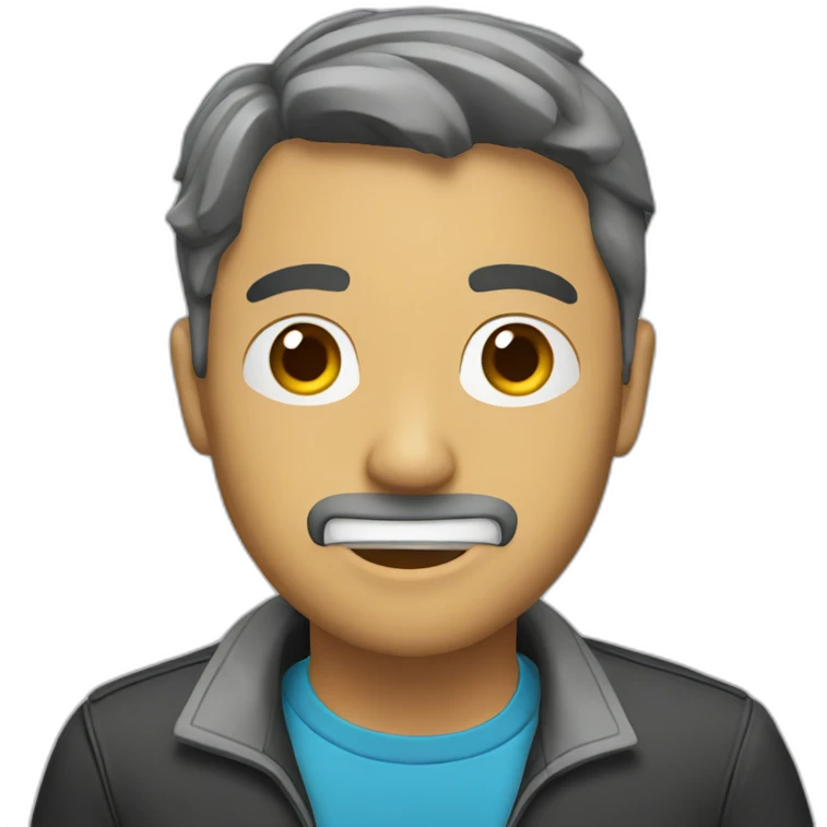 persona escuchando emoji