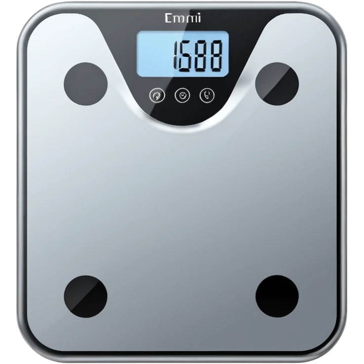 Digital weight scale emoji