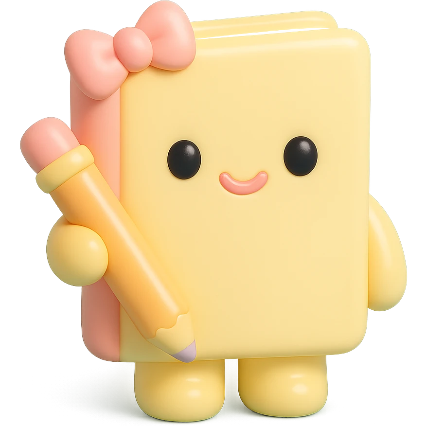 bitte etwas, was die schule repräsentiert und es soll cute sein emoji