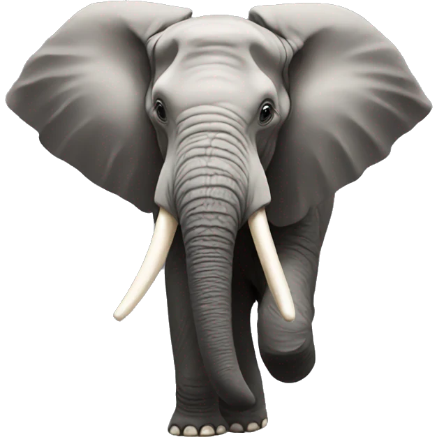 Two Crossing elephant Horns  emoji