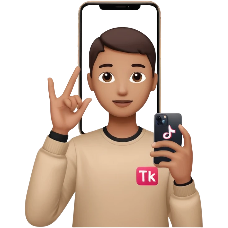 Verificación de tik tok emoji
