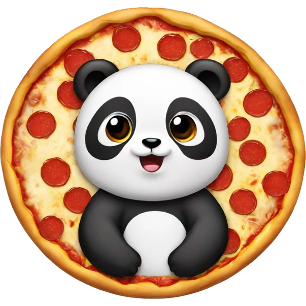 panda pizza  emoji