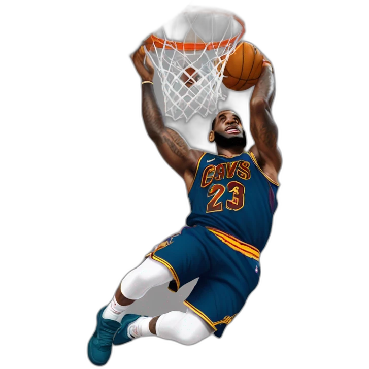 Lebron james dunk emoji