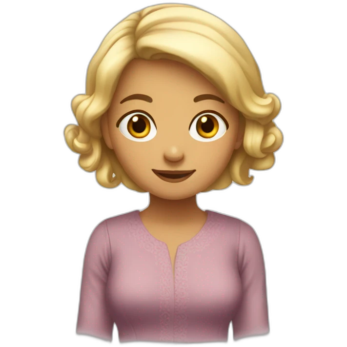 Fille en robe de Moyen Âge  emoji