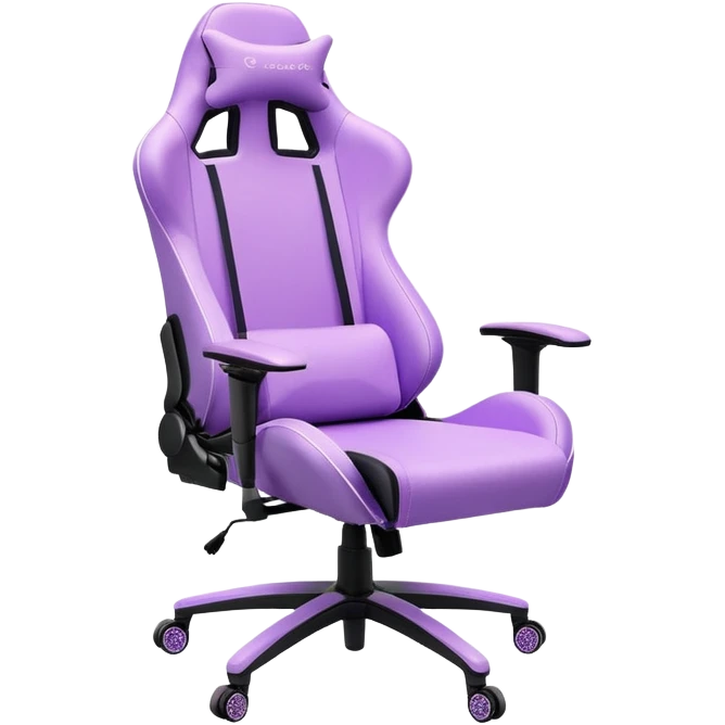Pastel purple gaming chair emoji