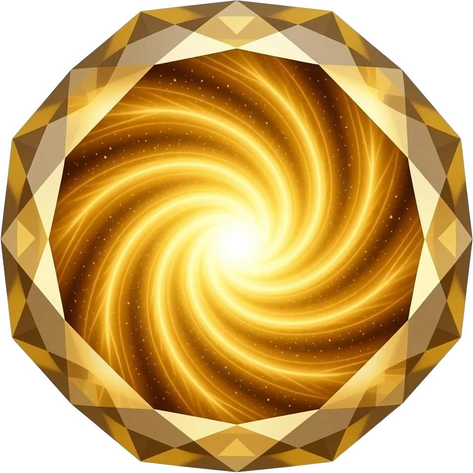 epic golden nebula crystal emoji