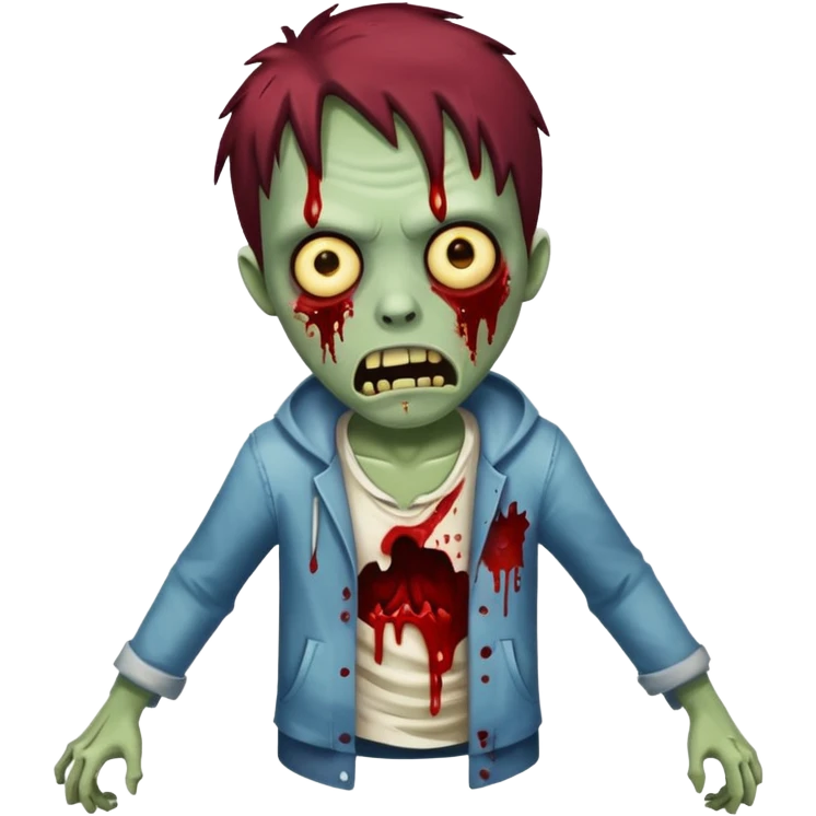 Sloppy zombie  emoji