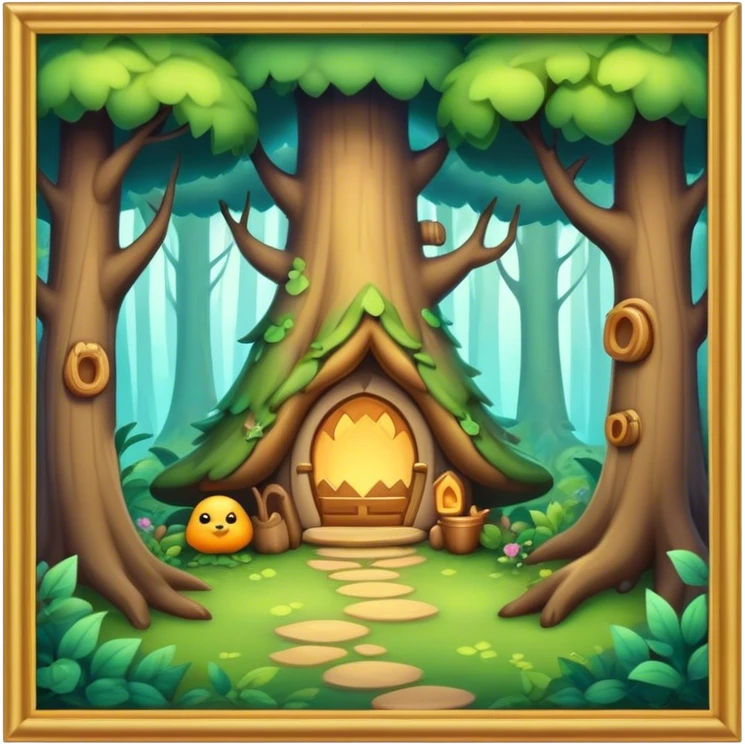 Cozy Fantasy Forest emoji