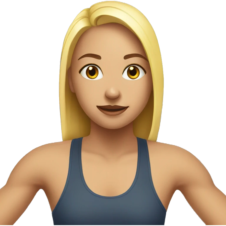 girl in a gym emoji