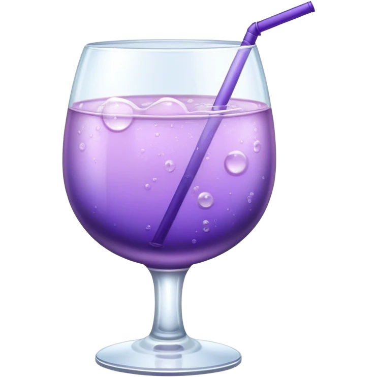 Lavender drink emoji