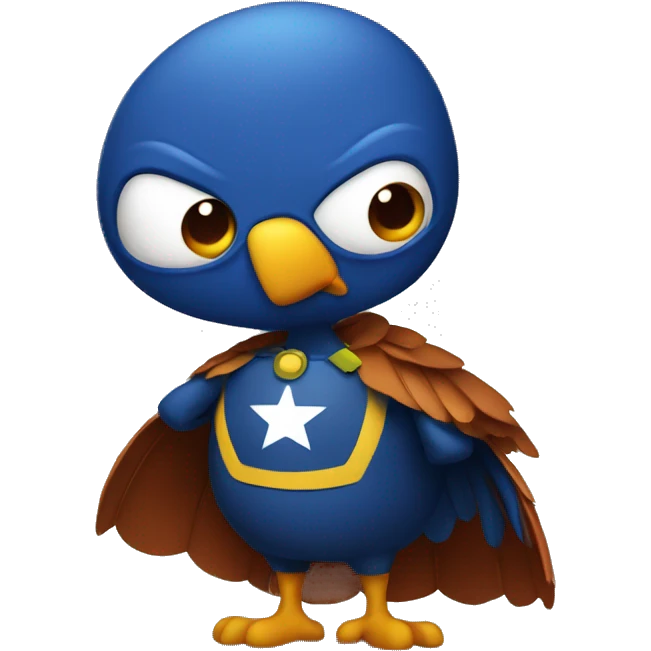 Superhero turkey emoji