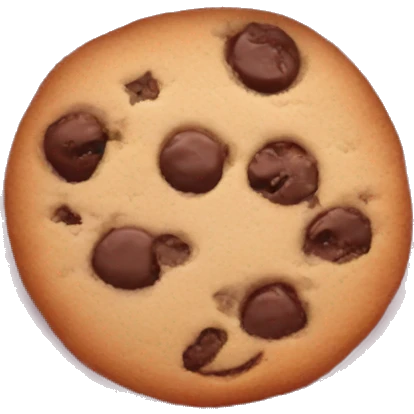 Cookies in a soft pink bowl emoji