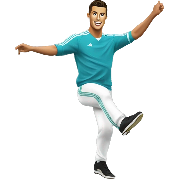 Cristiano Ronaldo dancing macarena  emoji