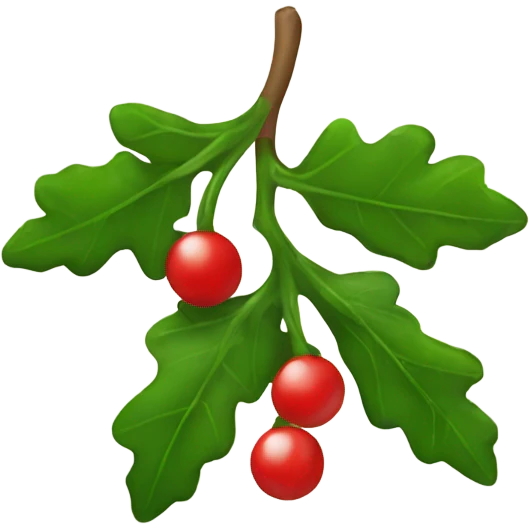mistletoe emoji