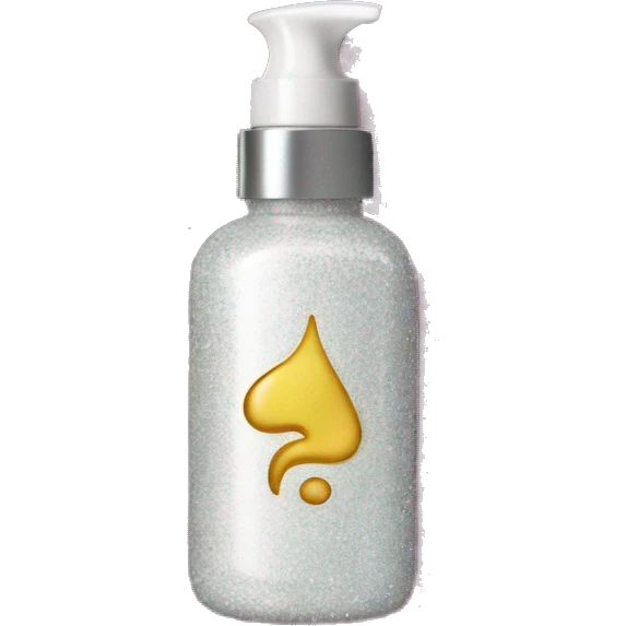 Glitter lotion bottle emoji