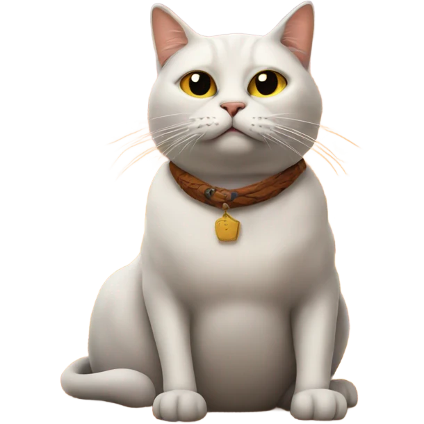 Cat smoking in a desert emoji