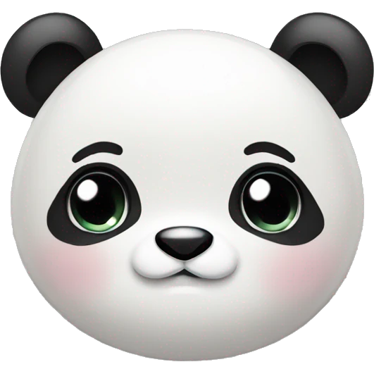 A cute panda emoji saying sorry  emoji