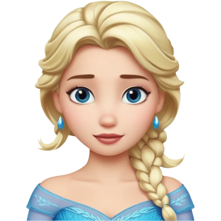 elsa frozen disney emoji