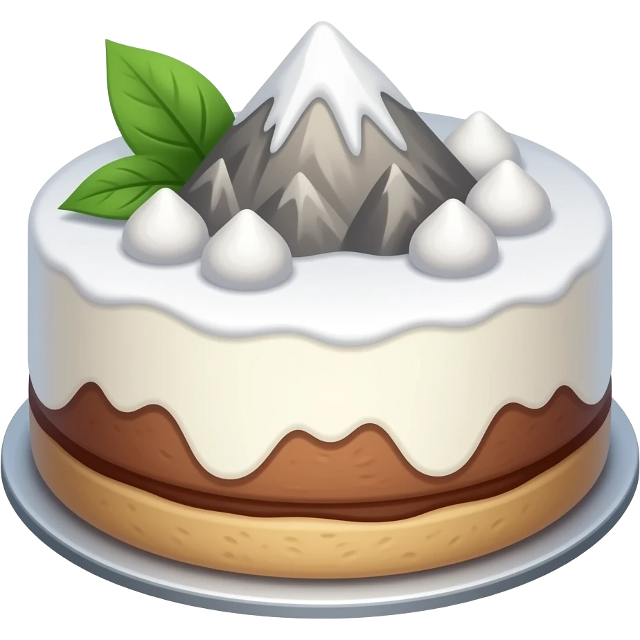 mont blanc dessert emoji