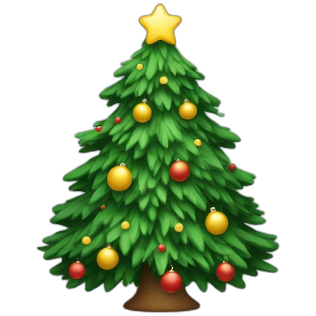 christmas tree emoji