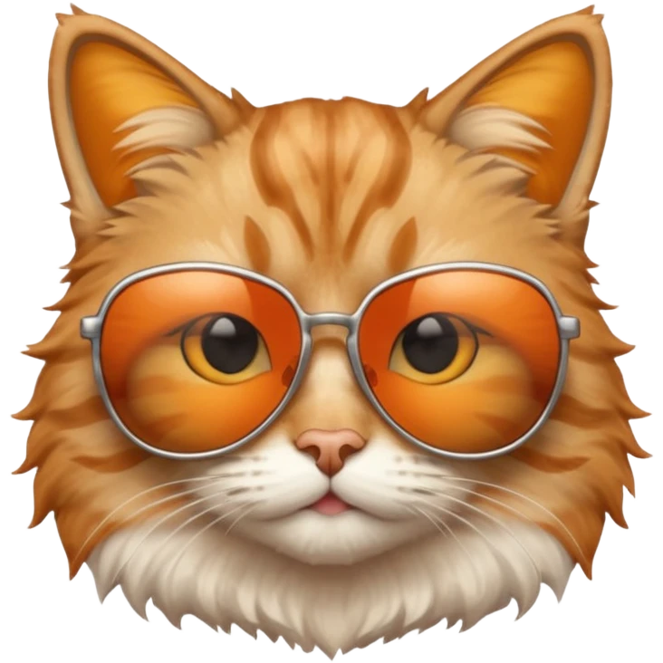 Cat wearing sunglasses emoji