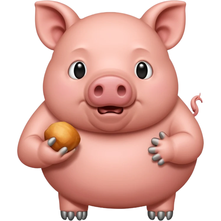 Un cochon qui fait stop  emoji