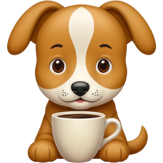 Polis üniforması giyen köpek emoji