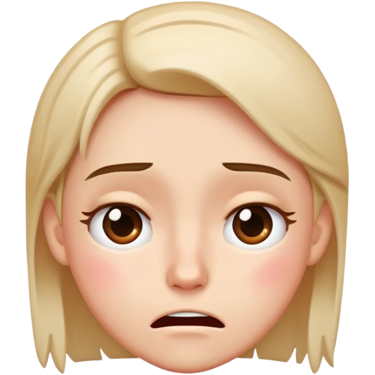 face showing embarrassment, blushing, awkward expression emoji