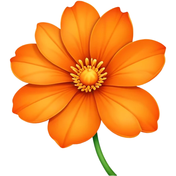 ￼ Orange flower￼￼ emoji