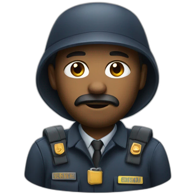 security man homeless emoji