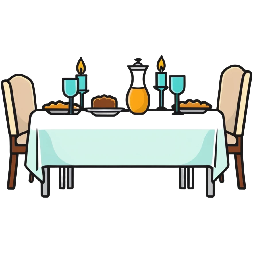 Shabbat diner emoji