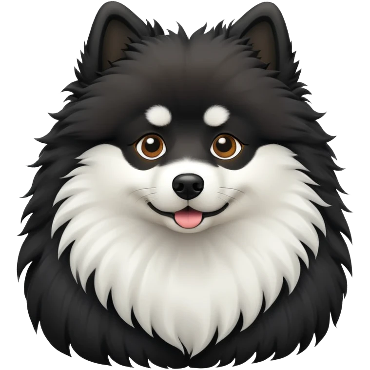 Spitz black emoji