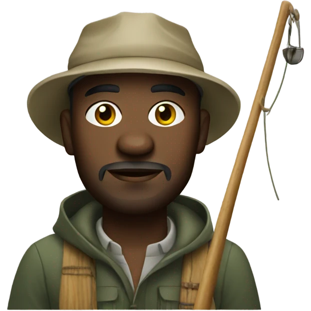 Create an African fisherman emoji